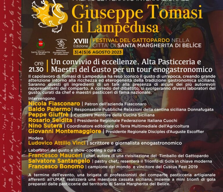 Premio Letterario – Giuseppe Tomasi di Lampedusa – Santa Margherita del Belice